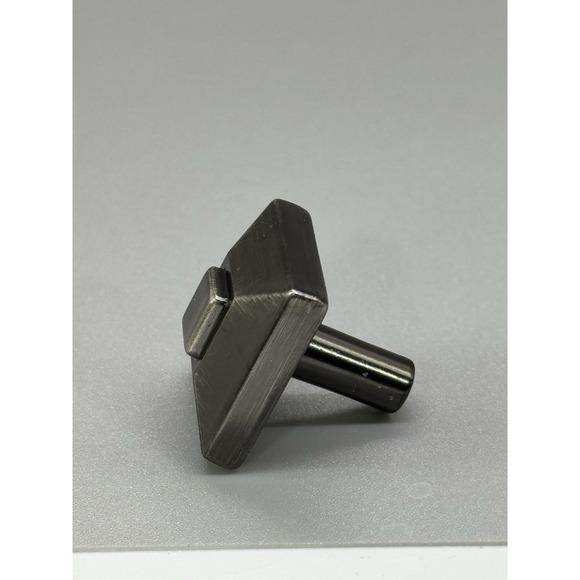 Glide Rite .875 in Square Pyramid Cabinet Pulls Brushed Pewter - Picture 4 of 10